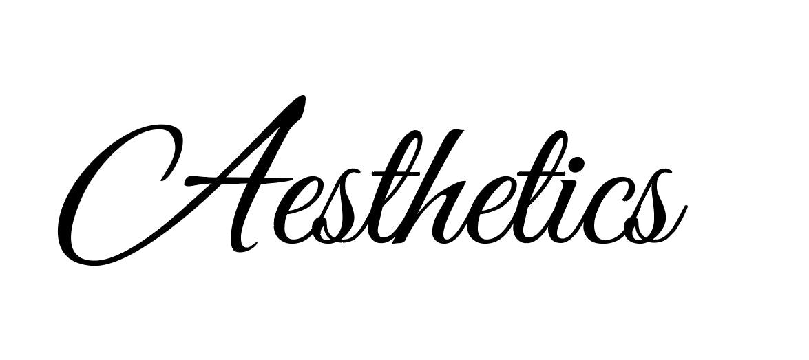 Custom Order - Hair Beauty Aesthetics... - gloss black - 100cm wide - Double Sided Tape