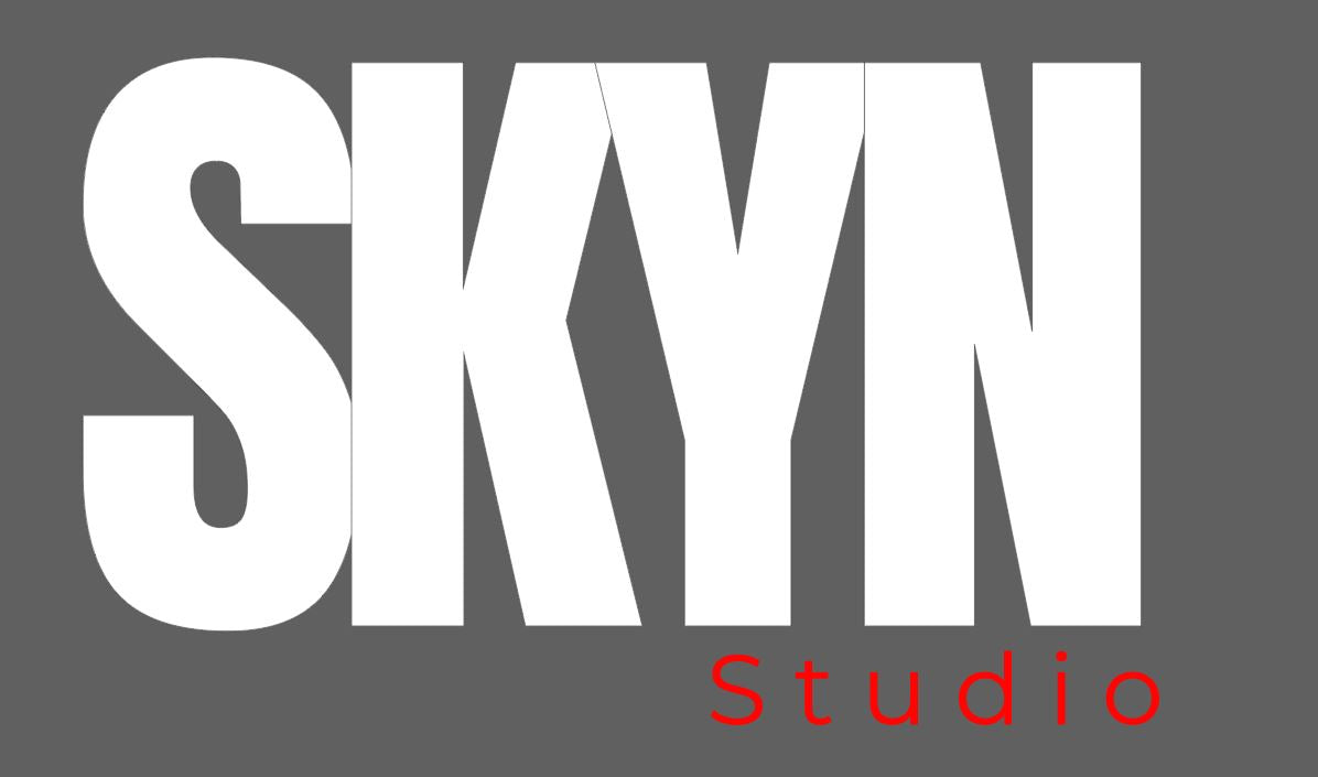 REPLACEMENTS - SKYN Studio -  LETTERS SHOWN IN RED ONLY + TEMPLATE